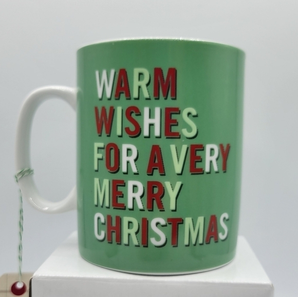 Fringe Warm Wishes for a Very Merry Christmas Ceramic Mug - Picture 1 of 6